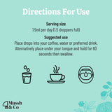 Lion’s Mane Deep Focus Drops (50ml) with Ashwagandha & Ginseng